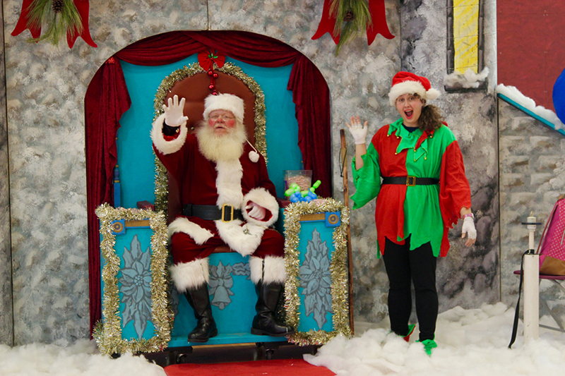 Holiday Happenings - Santa and Elf