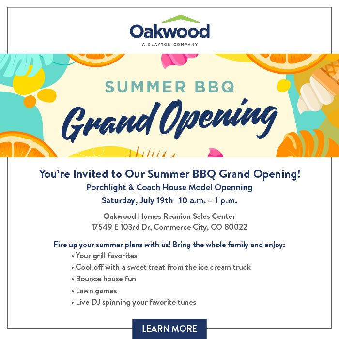 Oakwood Homes – Porchlight & Coach House Grand Opening