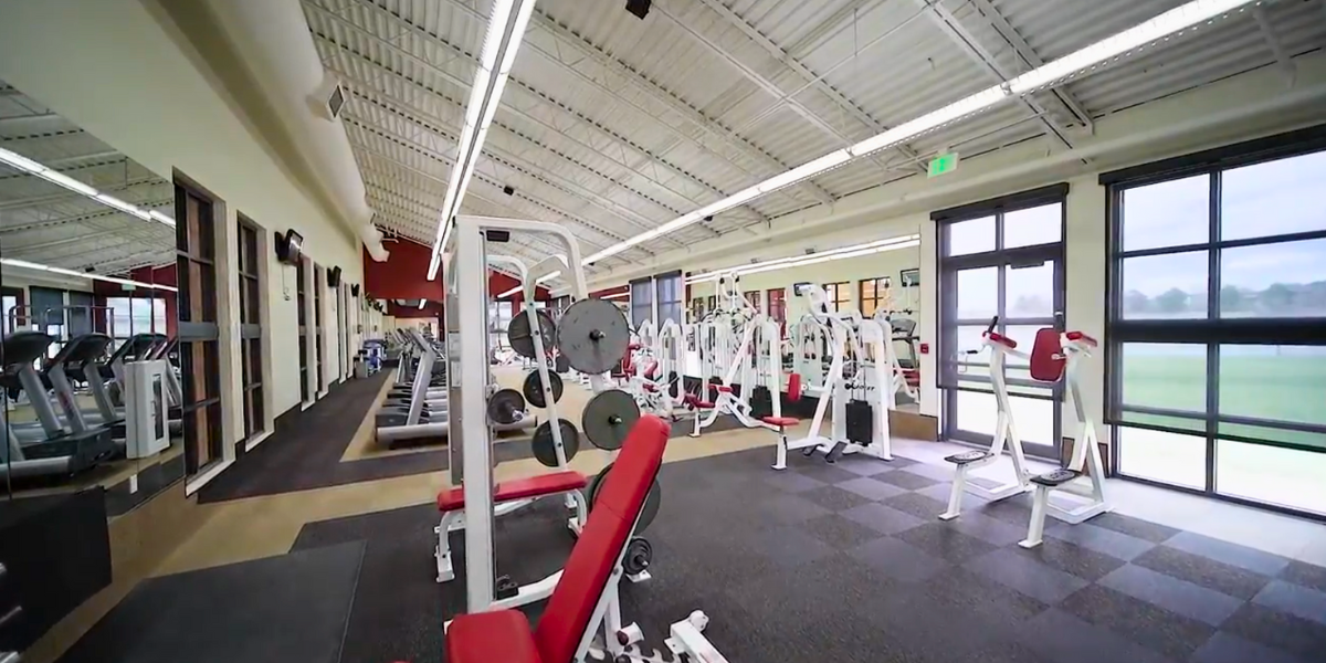 Reunion Rec Center's gym and fitness center.