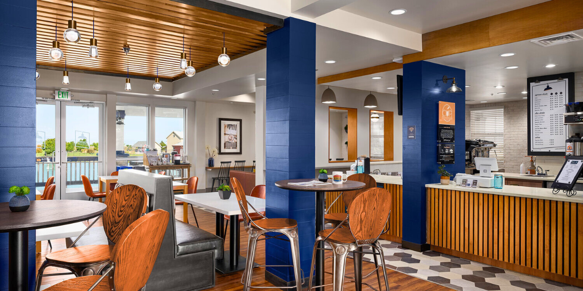 Interior of Reunion Coffee House 
