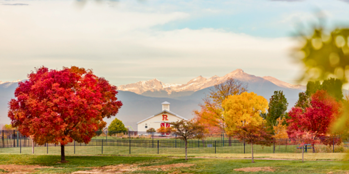 Reunion community in the fall. 