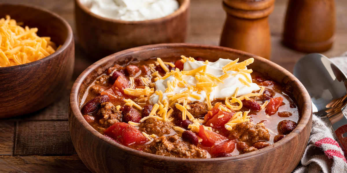 Bowl of chili.