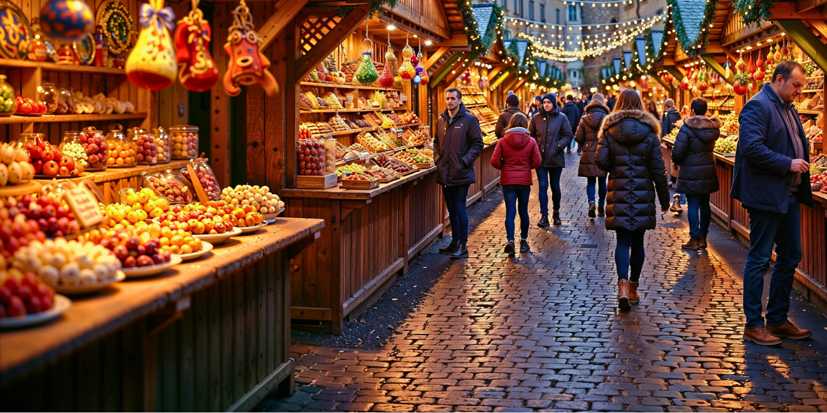 Traditional German Christmas Market.